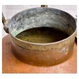 Copper Collection - Vintage Copper Teapot, Copper Pitcher, Copper Straining Dipper and Hammered Copper Ladle Bowl