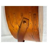 Primitive Wooden Sieve/Sifters, Wooden Bowl and Cast Bowl