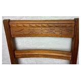 Two Antique Eastlake Style Cane Seat Chairs