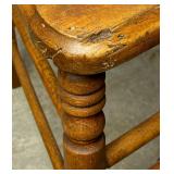 Two Antique Eastlake Style Cane Seat Chairs