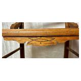 Two Antique Eastlake Style Cane Seat Chairs