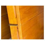 Oasis Island Folding Wood Kitchen Island/Cart on Locking Wheels