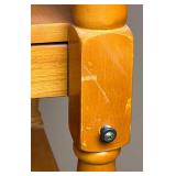 Oasis Island Folding Wood Kitchen Island/Cart on Locking Wheels