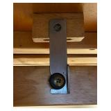 Oasis Island Folding Wood Kitchen Island/Cart on Locking Wheels