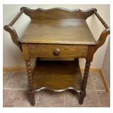 Bobbin Leg Antique Wash Stand