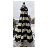 Patio Table and 2 Swivel Patio Chairs plus Umbrella