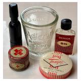 Vintage Gillette Razor Advertising Store Counter Top Display filled with Toiletries