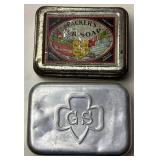 Vintage Gillette Razor Advertising Store Counter Top Display filled with Toiletries