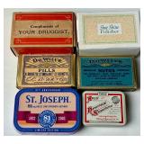 Vintage Gillette Razor Advertising Store Counter Top Display filled with Toiletries