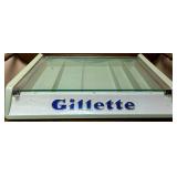Vintage Gillette Razor Advertising Store Counter Top Display filled with Toiletries