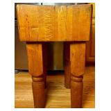 Vintage Butcher Black Table (HEAVY)