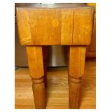 Vintage Butcher Black Table (HEAVY)