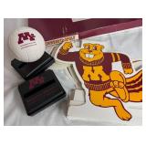 University of Minnesota Golden Gophers Memorabilia from Hockey, Football, Basketball and Volleyball
