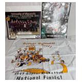 University of Minnesota Golden Gophers Memorabilia from Hockey, Football, Basketball and Volleyball