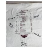 University of Minnesota Golden Gopher Volleyball 2002 Framed &  Autographed Schdule plus 2001 XL T-Shirt with Schedule Signed by the Coaches