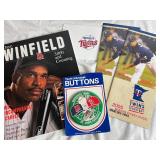 Minnesota Twins Trading Cards and Memorabilia LOT 2