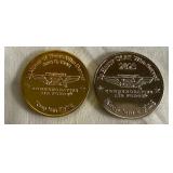 Commemorative Air Force Trading Cards with 3 Commemorative Coins