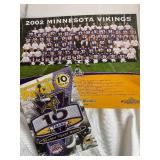 Minnesota Vikings Trading Cards and Memorabilia
