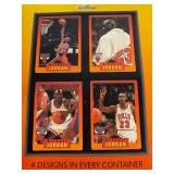 Mixed Album of Football, Basketball and Golf Trading Cards plus 1996 Upper Deck Michael Jordan All Metal Collectors Cards