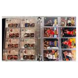 Mixed Album of Football, Basketball and Golf Trading Cards plus 1996 Upper Deck Michael Jordan All Metal Collectors Cards