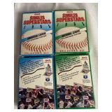 Baseball Trading Cards including 1995 American & National League Single Superstars Pop Up Action Cards (4 Decks)