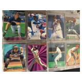 Baseball Trading Cards including 1995 American & National League Single Superstars Pop Up Action Cards (4 Decks)