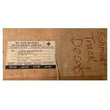 Vintage Schmidt Beer Truck Decals - Set of 9