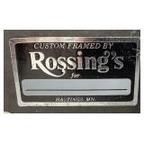 Limited Edition Art Print by C. Don Ensor "Jars and Knives"  198/500 Signed/Framed plus Vintage Straight Razors with Original Boxes