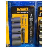 Dewalt - brand new - 12” locking extension-work light -6” double ended Nut driver -6 bolt extractor set-Short SAR Set -1/4”- magnetic nut driver