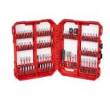 Milwaukee SHOCKWAVE Impact Duty Alloy Steel Screw Driver Bit Set (74-Piece) and High impact , AND High dexterity Work gloves
