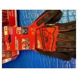 Milwaukee SHOCKWAVE Impact Duty Alloy Steel Screw Driver Bit Set (74-Piece) and High impact , AND High dexterity Work gloves