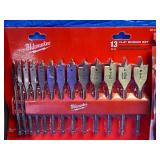 Milwaukee stocking  Stuffers - 6 in1knife - 13 PC Flat boring set and 10”XL gloves