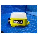 Ryobi Light and fan and battery -New , open box , no charging cord