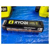 Ryobi Light and fan and battery -New , open box , no charging cord