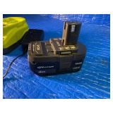 2- ONE+ 18V 4.0 Ah Lithium-Ion Battery’s- Plus Charger Bundle