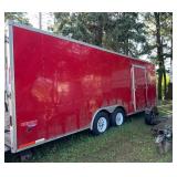 2008 UXT by United Tandem Axle Enclosed Cargo Trailer with Side and Ramp Doors