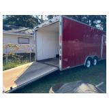 2008 UXT by United Tandem Axle Enclosed Cargo Trailer with Side and Ramp Doors