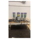 Set of 4 ProTeam Super Coach Backpack Vacuums with Harnesses