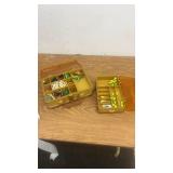 Two Vintage Tackle Boxes with Fishing Lures and Accessories