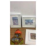 Collection of Framed Art Prints and Decorative Wall Plaques