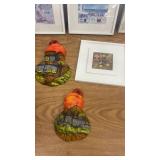 Collection of Framed Art Prints and Decorative Wall Plaques