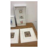 Collection of Framed Art Prints and Decorative Wall Plaques