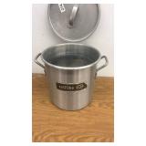 Epicure Stainless Steel Stock Pot with Lid and Handles