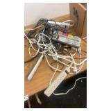 Assorted Lot of Power Strips and Mixed Cables