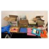 Large Collection of Vintage Vinyl Records and Albums