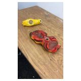 Vintage Ezra Brooks Lobster Decanter and Beam Trout Bottle Collection