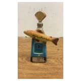 Vintage Ezra Brooks Lobster Decanter and Beam Trout Bottle Collection