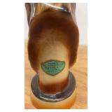 Collection of Vintage Ceramic Decanters Including Deer and Fish Designs