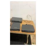 Lot of 3 VCR Players - Panasonic and Emerson with Remotes