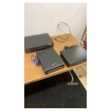 Lot of 3 VCR Players - Panasonic and Emerson with Remotes